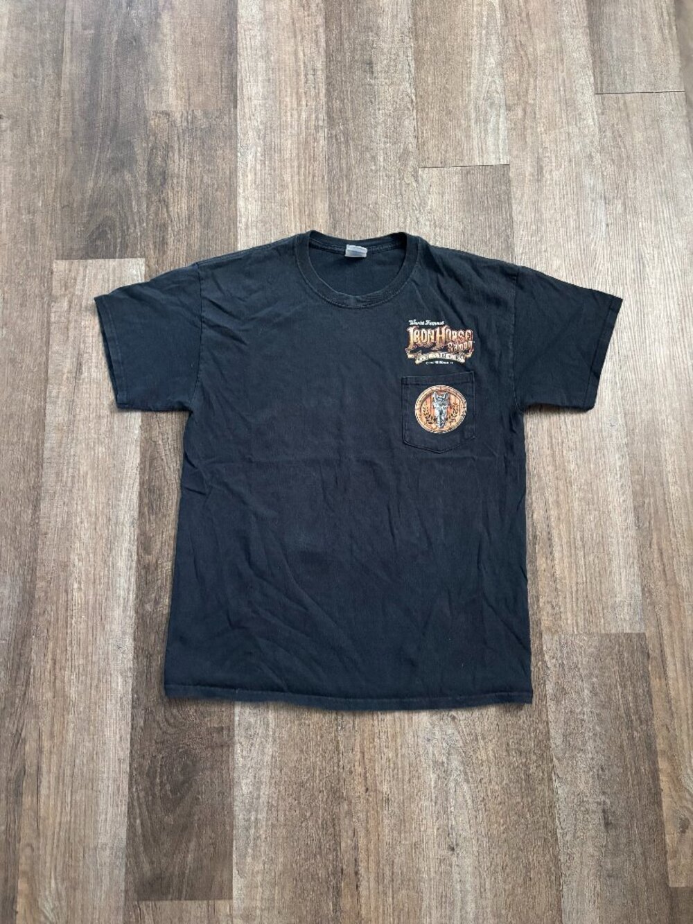 2014 Iron Horse Saloon Double Sided Graphic Tee Shirt